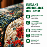Quilted Sofa Cover with Festive Paws NCU0NT11198