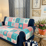 Quilted Sofa Cover with Beach Retreat NCU0DV9510