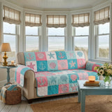 Quilted Sofa Cover with Beach Retreat NCU0DV9510