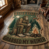 Custom Bigfoot Shaped Area Rug NCU0DV9668