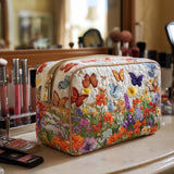 Quilted beauty case with floral garden NCU0NT10166
