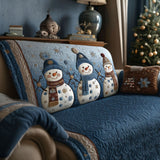 Quilted sofa cover with snow friends NCU0PT10368