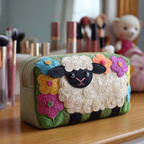 Quilted beauty case with floral pattern NCU0NT10385