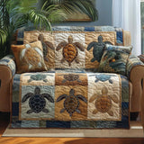 Quilted Sofa Cover with Tortoise NCU0VT361