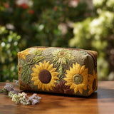 Quilted beauty case with gold field NCU0PT9256