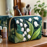 Quilted beauty case with delicate lilies NCU0NT10172