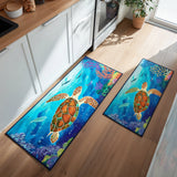 Non-slip kitchen rug with ocean journey NCU0DV8220