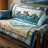 Quilted Sofa Cover with Tortoise NCU0VT361