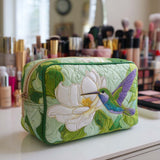 Quilted beauty case with delicate petals NCU0NT10163
