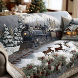 Quilted sofa cover with polar pattern NCU0TD1409