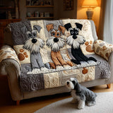 Quilted Sofa Cover with Schnauzer NCU0NT11475