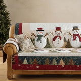 Quilted sofa cover with snow friends NCU0NT10747