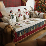 Quilted sofa cover with snow friends NCU0NT10747