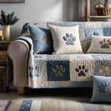 Quilted sofa cover with sweet prints NCU0NT11199