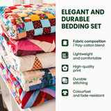 3-Piece Quilted Bed Set - Tree of Life